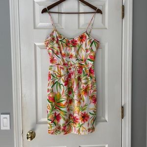Jcrew tropical dress, size 8. Lightweight. Worn 1-2x. Like new.
